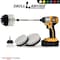 Drill Brush Power Scrubber By Useful Products 5 in W 7 in L Brush, White W-S-542O-7X-QC-DB - alternate 5